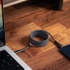 Kabel MagStack Pro USB-C/USB-C 2m Sort