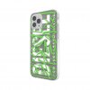 iPhone 12/iPhone 12 Pro Cover Snap Case Clear AOP Black/Green