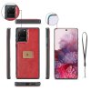 Samsung Galaxy S20 Ultra Etui Qin Series Löstagbart Cover Rød