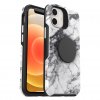 iPhone 12 Mini Cover Otter+Pop Symmetry Series White Marble