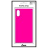 iPhone Xs Max Cover Square Case Neon Lyserød