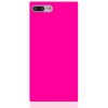 iPhone 7 Plus/iPhone 8 Plus Cover Square Case Neon Lyserød