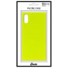 iPhone Xs Max Cover Square Case Neon Gul
