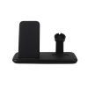 Trådløs Triple QI-lader til Mobil/Watch/Airpods 20W Sort