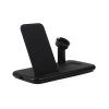 Trådløs Triple QI-lader til Mobil/Watch/Airpods 20W Sort