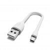 Flexibel Micro-USB Kabel - 15 cm Hvid