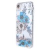 iPhone 7/8/SE Cover Blomstermønster Blå Viy