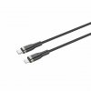Kabel METAL Series USB-C/Lightning 2m Sort