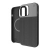 iPhone 13 Pro Cover Split Wood Fibre MagSafe Carbon Black