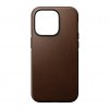 iPhone 14 Pro Cover Modern Leather Case Brun