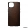 iPhone 14 Cover Modern Leather Case Brun