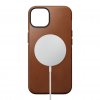 iPhone 14 Cover Modern Leather Case English Tan