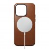 iPhone 14 Pro Cover Modern Leather Case English Tan