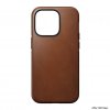 iPhone 14 Pro Cover Modern Leather Case English Tan