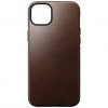 iPhone 14 Plus Cover Modern Leather Case Horween Rustic Brown
