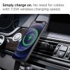 Bilholder OneTap Magnetic Car Mount Air Vent Wireless Charging Sort