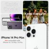 iPhone 14 Pro Max Cover Optik Crystal Chrome Gray