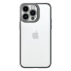 iPhone 14 Pro Cover Optik Crystal Chrome Gray