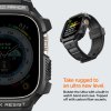 Apple Watch Ultra Cover Armbånd Rugged Armor Pro Sort