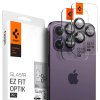 iPhone 14/15 Pro & Pro Max Kameralinsebeskytter GLAS.tR EZ Fit Optik Pro 2-pak Sort