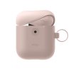 AirPods 3 Cover Silicone Hang Case Sand Pink