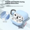 AirPods 4 Cover Silikone med Karabinhage Grøn