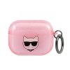 AirPods Pro Cover Embossed Choupette Glitter Lyserød