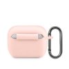 AirPods Pro Cover Liquid Silicone Glossy Logo Lyserød