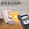 AirTag Pung RFID Block Lyserød