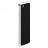 iPhone 6/6s Skal AluFrame Leather Sort Sølv