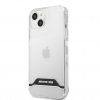 iPhone 13 Mini Cover Electroplated Horizontal Stripes Hvid Transparent