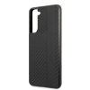 Samsung Galaxy S21 FE Cover Leather Stripe Carbon Sort