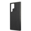 Samsung Galaxy S22 Ultra Cover Leather Stripe Carbon Sort