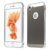 Apple iPhone 7/8/SE MobilCover Metalbumper Baksida Hård Plastikik Sølv