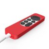 Apple TV 4K 2021/Apple TV Remote (gen 2) Cover Silikone Rød