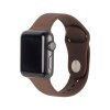 Apple Watch 38/40/41mm Armbånd Silikone Dark Brown