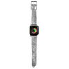 Apple Watch 38/40mm Armband Metallic Leather Silver