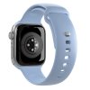 Apple Watch 44/45/46mm/Apple Watch Ultra Armbånd ICON Silicone Band Powder Blue