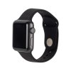 Apple Watch 42/44/45mm/Apple Watch Ultra Armbånd Silikone Sort