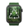 Apple Watch 42/44/45mm/Apple Watch Ultra Armbånd Braided Watch Band Medium Forest Green