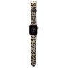 Apple Watch 42/44/45mm Armbånd Ægte Læder Leopard Print