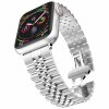 Apple Watch 42/44/45mm/Apple Watch Ultra Armbånd Rustfrit stål Sølv