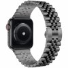 Apple Watch 42/44/45mm/Apple Watch Ultra Armbånd Rustfrit stål Sort