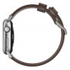 Apple Watch 42/44/45mm/Apple Watch Ultra Armband Modern Band Silver/Rustic Brown
