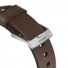 Apple Watch 42/44/45mm/Apple Watch Ultra Armband Modern Band Silver/Rustic Brown