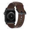 Apple Watch 42/44/45mm/Apple Watch Ultra Armband Modern Strap Svart/Rustic Brown
