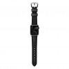 Apple Watch 42/44/45mm/Apple Watch Ultra Armbånd Traditional Strap Sølv/Sort