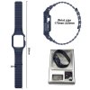 Apple Watch 44/45mm Armbånd Cover Silikone Magnetlukning Lyserød