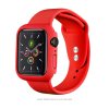 Apple Watch 45mm Cover med Skærmbeskytter Rød