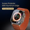 Apple Watch Ultra Skærmbeskytter Aluminium Hærdet glas Sort